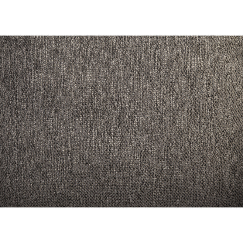 Charcoal Gray Track Arm Loveseat with Accent Pillows