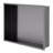 19" X 15" Stainless Steel Shower Niche, Gunmetal Black-679657063-679657050