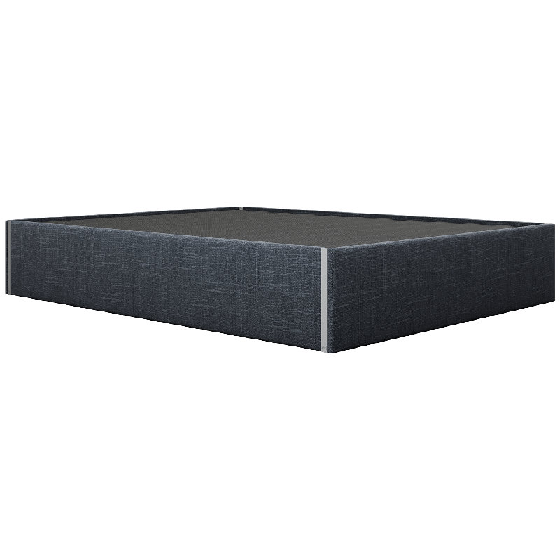 Sapan Upholstered Bed, Velvet Rust, Queen