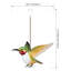 Ensemble de 2 ornements en forme de piquet de jardin extérieur en métal avec piquet de printemps et finition résistante aux intempéries - couronne / rubis-849695692