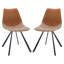Chaise d'appoint en similicuir Greer-1870022982