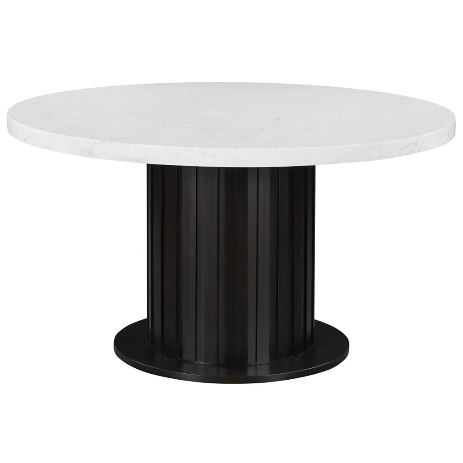 Wildon Home® Kattamuri Round Faux Marble Top Dining Table | Wayfair
