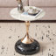 Table de bout ronde à piédestal