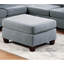 Repose-pieds de salon en tissu 1pc