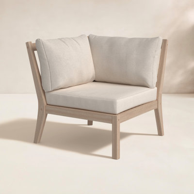 Amina Acacia Patio Lounge Chair