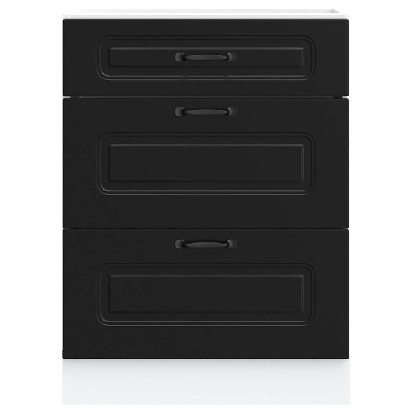 Badriya Standard Base Cabinet, Black