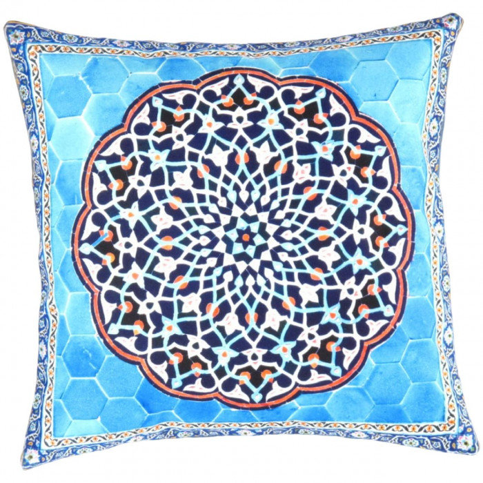 Throw Pillow, Light Blue