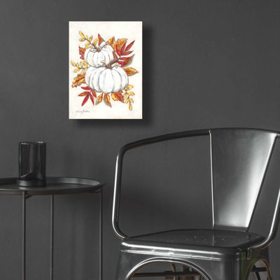 «White Pumpkin Fall Foliage» par Sara Baker