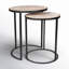 Akio Minimalist Nesting End Table Set-1342365423