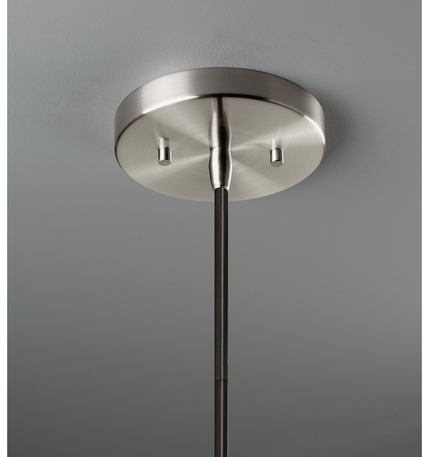 Colgate Single Light Ceramic Dimmable Pendant, Gloss Blush, Polished Chrome