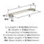 Poignée de meuble Blackrock 8 pouces (203 mm) d'entraxe, nickel satiné-12019467-109024897