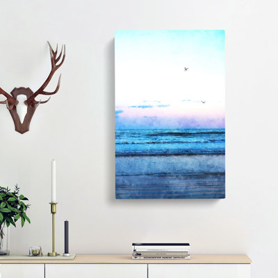 Seagulls Flying High - Wrapped Canvas