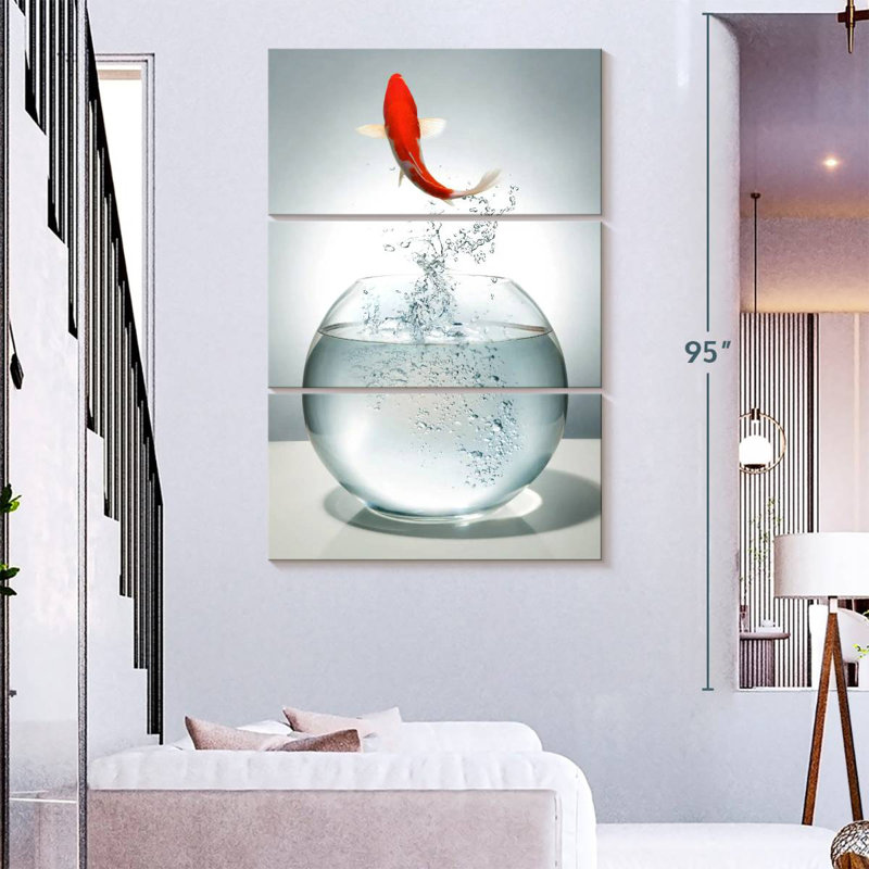 Brampt Fish Bowl Escape, 74" H x 48" W