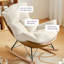 Chaise berçante confortable en coquille d'œuf-99388541