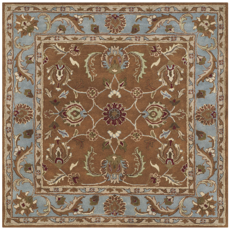 Taylor Hand Tufted Wool Oriental Rug, Square 8'