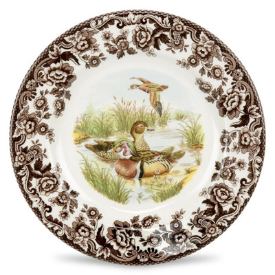 DINNER PLATE 10.5" WOOD DUCK