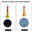 Lampe à bougie DEL basse consommation de style chinois traditionnel rétro bouddhiste, lampe décorative unique et lumineuse