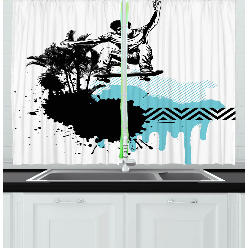 Pointed Kitchen Curtain