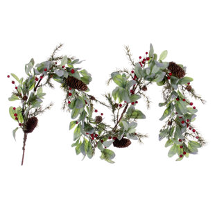 Regency 60 Green Wrapped Twig Garland