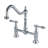Kingston Brass Tudor Two-Handle 2-Hole Deck Mount Bridge Kitchen Faucet-11174584