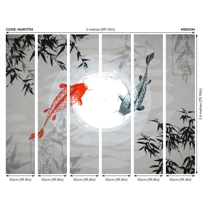 Noxen Matte Wall Mural, 240cm L x 300cm W