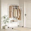 80.5Cm Rolling Clothes Rack