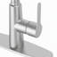 Modern Brushed Nickel High Arc Single Handle Kitchen Faucet With Pull-down Sprayer, 3-function Stainless Steel Sink Faucet With Deck Plate