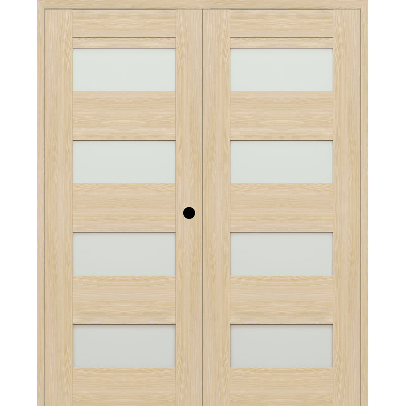 Porte standard en bois manufacturé Avon, Frêne, 55,5 po x 79,375 po