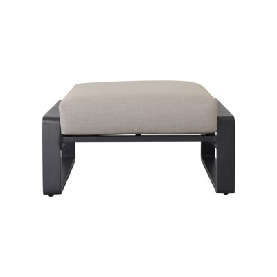 2 avec coussins en aluminium beige, cadre polyvalent brun, pour la maison