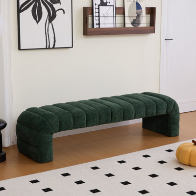 Banc rembourré 69,6 po