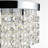 Cheyan  3-Light Crystal Chandelier Flush Mount Ceiling Light-920917371