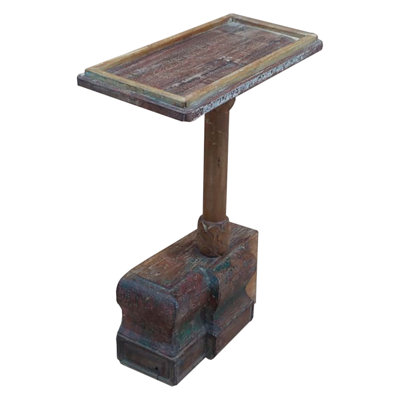 Aracelio Solid Wood Frame End Table