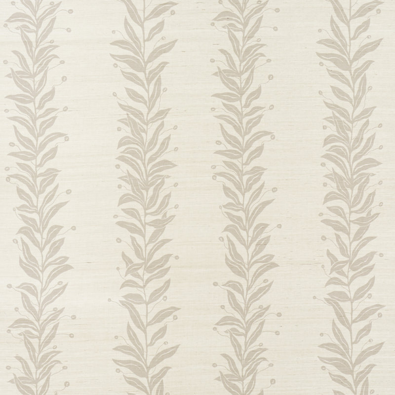 Schisacher X Marian Mcevoy Tendril rayé sisal, Brun clair
