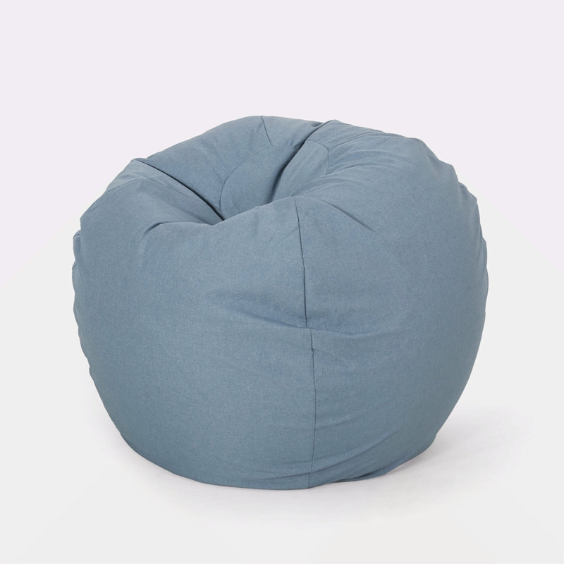 Fauteuil à billes 3 pieds, bleu sarcelle