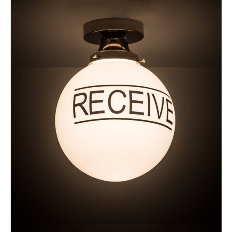 Personalized 1 - Light Semi Flush Mount