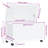 Levonne vidaXL Storage Chest with Wheels, ALTA Range, 28.7''x15.6''x17.3''-1047549072