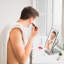 Flat Freestanding Makeup / Shaving Mirror