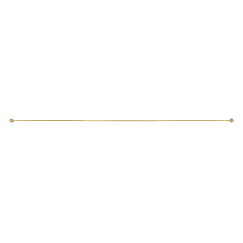Tringle à rideaux simple réglable en métal Dotern, 84" - 120"