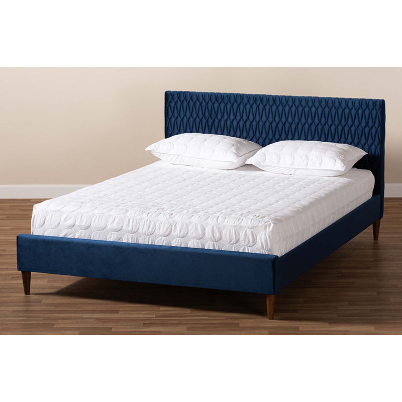 Lit plateforme tapissier Hendley, Grand