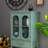 Vaillancourt Glass Paned Distressed Accent Cabinet 