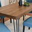 Ensemble de salle à manger exquis avec table en épingle à cheveux, quatre chaises et un banc pour une expérience culinaire améliorée et fonctionnelle-109067693-109067689