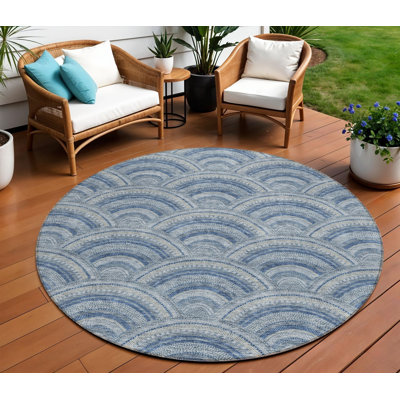 Tapis intérieur lavable 8 po Denim