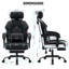 Fauteuil de direction noir avec accoudoirs HOFFREE-604944765