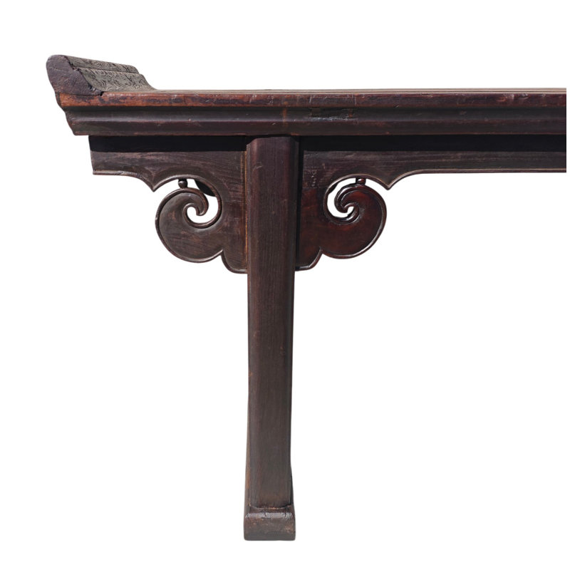 107.1 in. Solid Wood Console Table
