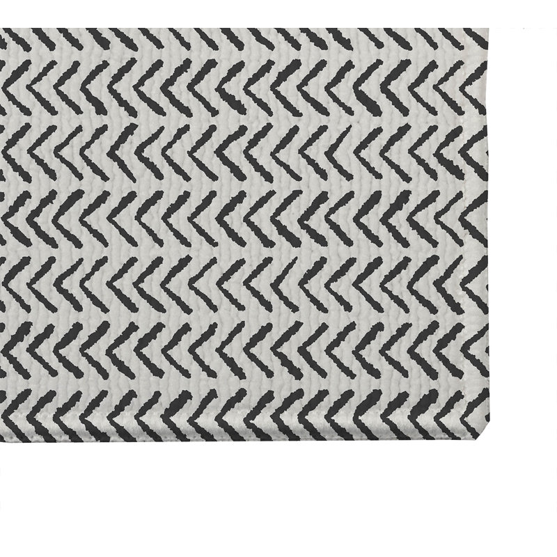 Paillasson Tribe Way, Ivoire/gris anthracite, L 17 po x L 24 po