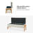 Brentlinger 49.6'' Mid-century Modern Upholstered Storage Bench with Solid Wood Legs and Tufted Seat-1609949526