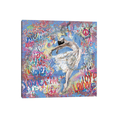 Graffiti Ballerina I - Wall Art Print