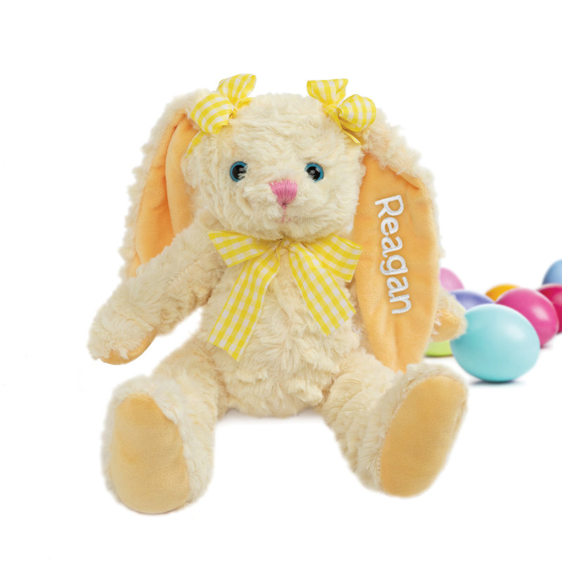 Lapin à oreilles personnalisé, Jaune