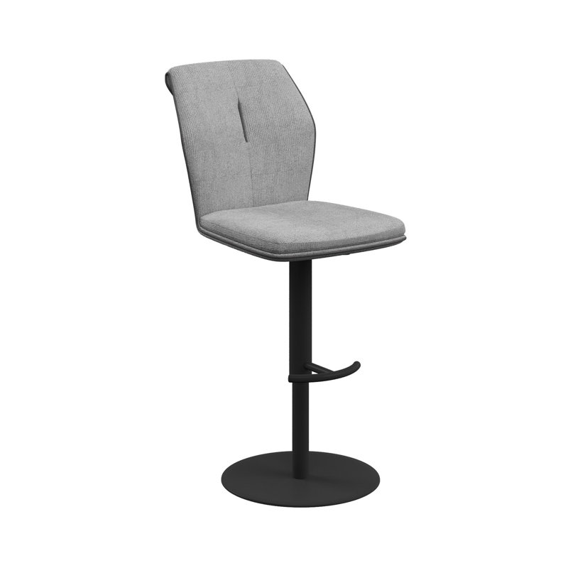 Armonia Fabric Bar Stool, Grey