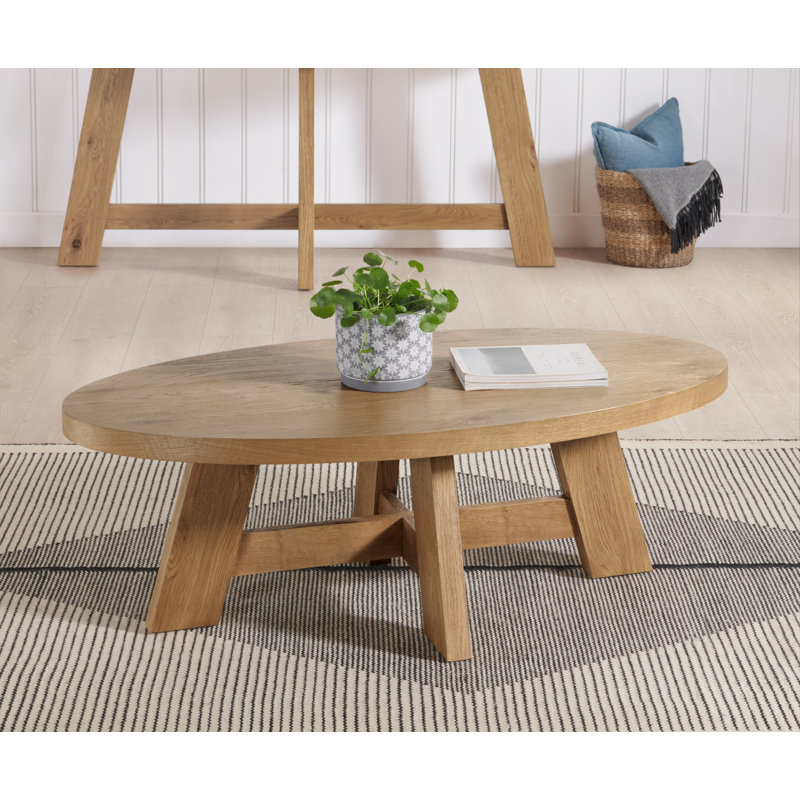 Wiese Single Coffee Table, Prairie Oak